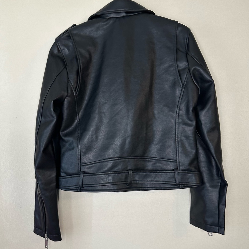 Rebecca Minkoff Black Leather Jacket - Picture 3 of 6